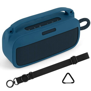 Geekria �V���R�[�� �X�s�[�J�[�P�[�X �J�o�[ �݊����J�o�[ �{�[�Y Bose SoundLink Plus�� �Ή� �ی�p�̖h���\�t�g�X�L���A�X�s�[�J�[�P�[�X�A�L�[�z���_�[�t�b�N�t���A�V�����_�[�X�g���b�v�t