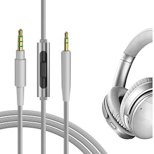 Geekria �P�[�u�� �݊��� �I�[�f�B�I�R�[�h �{�[�Y Bose QuietComfort SE, QC45/35 II/35/25, 700 �w�b�h�z���P�[�u���A 2.5mm �ɓK������C�����C���}�C�N�Ɖ��ʃR���g���[�� 1.2 m