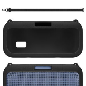 Geekria �V���R�[���X�s�[�J�[�P�[�X �J�o�[ �݊����J�o�[�{�[�Y Bose SoundLink Max�� �Ή� �ی�p�̖h���\�t�g�X�L���A�X�s�[�J�[�P�[�X�A�V�����_�[�X�g���b�v�t�� (��)