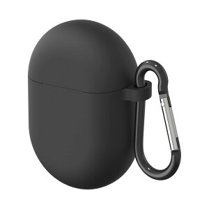 Geekria Silicone �J�o�[ �O�[�O�� Gooogle Pixel Buds A-Series/Pixel Buds 2 �݊��� True Wireless Earbuds�A�L�[�`�F�[�� �t�b�N�t���A�P�[�X�|�[�g�A�N�Z�X�\ (Black)