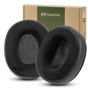 Geekria �C���[�p�b�hComfort �݊��� �p�b�h �\�j�[SONY MDR-7506/ V6/ V7, WH-CH700N/ 710N/ 720N, HyperX Cloud Alpha/Alpha S/II/Flight/Stinger/Mix�w�b�h�z���ɑΉ� �p�b�h �C���[/�C���[�J�b�v �x���A (��)