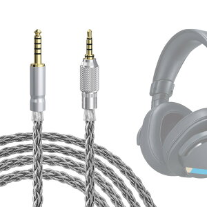 Geekria Apollo 4.4mm to 3.5mm �⃁�b�L�A�b�v�O���[�h�I�[�f�B�I�P�[�u���ASony MDR-M1ST MDR-MV1 MDR-M1 �w�b�h�z���Ή��A�˂������b�N�i3m�j