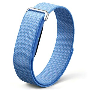For Google Fitbit Air �o���h ���[�v�i�C�����o���h �����o���h �ւ��X�g���b�v (�u���[)