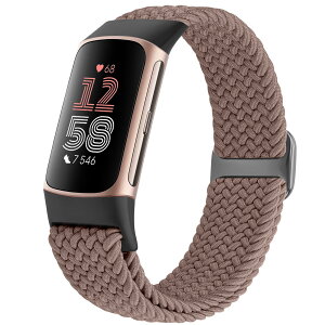 [Bcuckood] �҂ݍ��ݘr���v�o���h Fitbit Charge 6/Fitbit Charge 5�Ή� ���f�B�[�X �����Y ���߉\�ȃ\�����[�v �L�k���i�C�����҂� �����p���X�g�o���h Fitbit Charge 6/Fitbit Charge 5�p