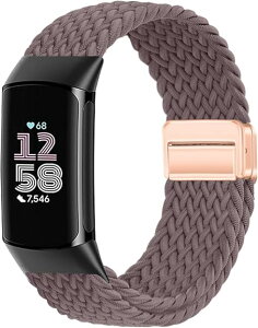 [DQQCQQ] �}�O�l�b�g���҂݃o���h Fitbit Charge 6/Fitbit Charge 5�Ή� ���f�B�[�X �����Y ���߉\ �ʋC�� �����p�x���g �i�C�������[�v ���X�g�o���h �X�|�[�c�X�g���b�v