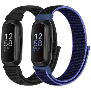 [Bcuckood] ���v�o���h Fitbit Inspire 3/Inspire 2/Inspire HR/Inspire/Fitbit Ace 3/Ace 2 �i�C���� �X�|�[�c���[�v �ʋC�� ���߉\�Ȍ����p���X�g�o���h �X�g���b�v ���f�B�[�X �����Y �q���p