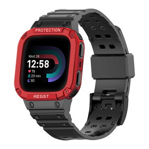 �R���p�`�u�� Fitbit versa 3/versa 4/Fitbit Sense/Sense2 �E�H�b�`�o���h �P�[�X�t�� �\�t�gTPU�X�|�[�c�o���h ���߉\ �����x���g ���f�B�[�X �����Y (#1)