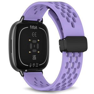 [RoSoki] �o���h Fitbit Versa 4 /Fitbit Versa 3 /Fitbit Sense 2 /Fitbit Sense �Ή� �o���h �V���R���� �}�O�l�b�g�t�� �X�|�[�c�o���h �X�g���b�v �ւ��o���h �����x���g �_�炩�� �o���h Fitbit Versa 4 /Fitbit Vers