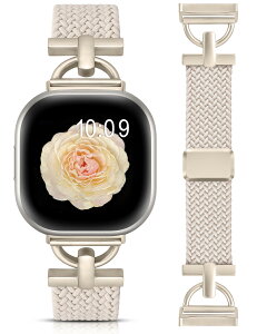 �R���p�`�u�� Fitbit Versa 4�^Versa 3 �o���h �҂ݍ��� �i�C���� Sense 2�^Sense �x���g �L�k��