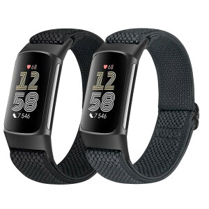 [BTTNG] �o���h for Fitbit Charge 6/Fitbit Charge 5�X�g���b�v�ƌ݊����̂���e���o���h�A�����\�Ȓe���ʋC�����[�v�X�|�[�c�������X�g�o���hFitbit Charge 5/6�̒j���p�����p