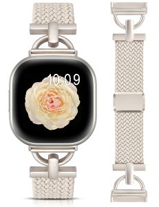 �R���p�`�u�� Fitbit Versa 4�^Versa 3 �o���h �҂ݍ��� �i�C���� Sense 2�^Sense �x���g �L�k��