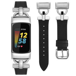 Fitbit Charge6�^Charge5 �o���h �v �t�B�b�g�r�b�g �`���[�W6�^�`���[�W5�ɑΉ� ���U�[�o���h