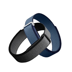 HinZann Google Fitbit Air �o���h Fitbit Air �Ή� �i�C���� �x���g 2������ - �u���b�N+�u���[
