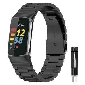 [XZSJ] �o���h �K�� Fitbit Charge 6/Fitbit Charge 5,�X�e�����X�� �����x���g ���ߍH��t�� (��)