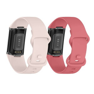 [ToVioc] �o���h Fitbit Charge 6/Charge 5 �Ή� �V���R���o���h �ւ��x���g(S�T�C�Y ���C�g�s���N+�_�[�N�s���N)