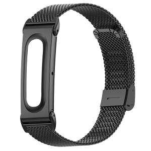 �݊���For Google Fitbit Air ��p�o���h �����x���g �X�e�����X�| �X�e�����X ���b�V�� �ʋC ���t���ȒP ���߉\ �j�����p (�u���b�N)