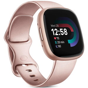 ATUP for Fitbit Versa4 / Versa3 / Sense2 / Sense �o���h �����x���g �����p�o���h �_�炩�� �V���R���o���h �X�|�[�c�o���h ���߉\ (S, ���[�Y�S�[���h)