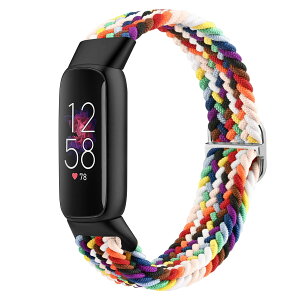 �҂ݍ��ݐL�k���o���h Fitbit Luxe �L�k���i�C���� ���i�K�ɒ����ȃX�e�����X�X�`�[���o�b�N���t���j�����p (���C���{�[)