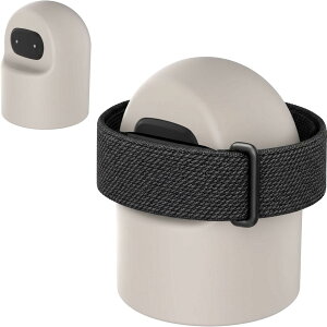NIUQCTIAN �V���R���[�d�h�b�N �p�� Google Fitbit Air �X�}�[�g�o���h �[�d�X�^���h �u���^�[�d�� �ߏ[�d�ی� �g�ѕ֗��i�N���[���F�j