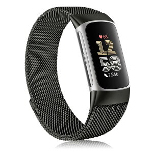 �i�C���������o���h�j�����������p�Ή� Fitbit Charge 6/5 �x���g �X�|�[�c�o���h �g���C�_�������~���m�ԏ�x���g�����\ (�u���b�N)