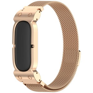 For Google Fitbit Air �p �����o���h ���C�x���g ���炩���b�V���X�g���b�v �j�����p ���i�K���߉\ ���t���ȒP ���������^�� �X�e�����X��Fitbit Air�o���h (���[�Y�S�[���h�������t���[��)