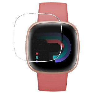 [2���Z�b�g] ClearView Fitbit Versa 4�p �ȖʑΉ� �ی� �t�B���� TPU�t�B���� ���C�� �Ռ��z�� ���{�� [�㋉�Ҍ���]