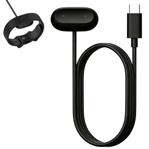 �yJIAYJP�z Fitbit Air �[�d�P�[�u�� �[�d�X�^���h �[�d�h�b�N ���C�z�� Type-C�P�[�u�� ������ ���C�z�� �����^�т₷�� �`���[�W���[ �y�u���b�N�z