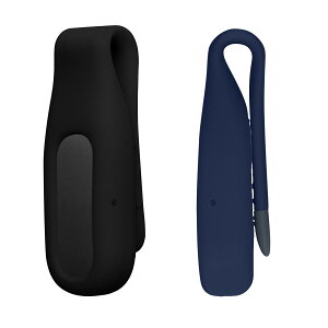 kwmobile Google Fitbit Air�Ή� 2x �N���b�v�z���_�[ - �V���R�� �t�B�b�g�l�X�g���b�J�[ �N���b�v