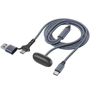 Fitbit Air �[�d�� 2in1 �[�d�P�[�u�� 27W Max USB�]C�}���[�d Fitbit Air&�X�}�z�����}���[�d