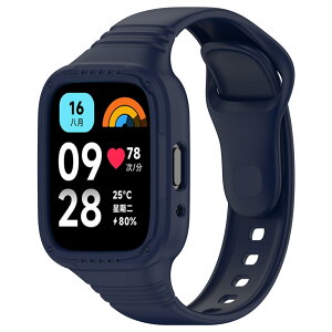 [Comtax] �V���R���o���h for Xiaomi Redmi Watch 3 Active �����p�X�g���b�v �X�|�[�c ��̌^�����x���g �_�炩�� ���߉\ (�u���[)