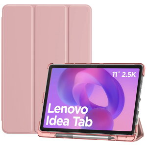 ProCase ���m�{ Lenovo Idea Tab 11�C���` ��p�P�[�X �J�o�[ 2025���� �ی� �O�i�܂� �X�}�[�g�J�o�[ ���^ �X�^���h�t�� �n�[�h�P�[�X -���C�g�s���N