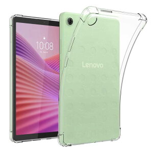 For Lenovo Tab K9 / Tab One TB-305FU / Tab ZAF20010JP / LAVIE Tab T8 T0855/KAS �P�[�X 8.7�C���` �\�t�g�P�[�X �ylarfbulroc�z�N���X�^�� ���^�y�� TPU�f�� �ی�J�o�[