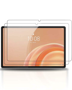 �y2���Z�b�g�zLenovo Tab Plus Gen 2 /LAVIE Tab T12 TAB12/Q01 (PC-TAB12Q01) �p �ی�t�B���� �����K���X�t�B���� 2026�N���� YAJOJO �����ߗ� ���� 2.5D �C�A�[�� ��U�h�~ �d�x9H �^�b�` �K���X �t�B����