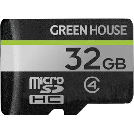 グリーンハウス microSDHCカード クラス4 32GB GH-SDM-D32G