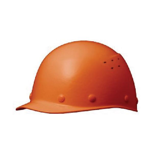 人気のファッションブランド！(まとめ）ミドリ安全 FRP製ヘルメット 野球帽型 通気孔付 SC-9FVRA-OR オレンジ 1個