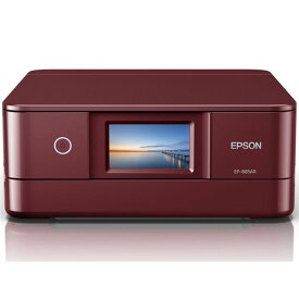 エプソン A4カラーインクジェット複合機/Colorio/6色/無線LAN/Wi-FiDirect/両面/4.3型ワイドタッチパネル/レッド EP-885AR