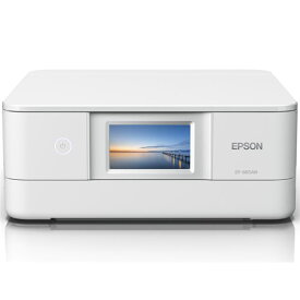 エプソン A4カラーインクジェット複合機/Colorio/6色/無線LAN/Wi-FiDirect/両面/4.3型ワイドタッチパネル/ホワイト EP-885AW