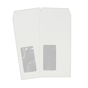 （まとめ） ハート 透けない封筒 ケント 長6 セロ窓付 80g／m2 〒枠なし XQP651 1パック（100枚） 【×5セット】
