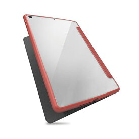 エレコム iPad 第9世代/TOUGH SLIM LITE/フラップ付/レッド TB-A21RTSLFCRD