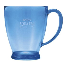 (まとめ) プラスチックコップ/プラカップ 【ブルー】 280ml 熱湯消毒可 キッチン用品 アクアパルカップ 【×60個セット】