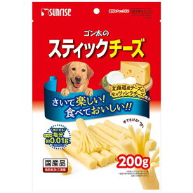 〔まとめ〕 ドッグフード 犬用品 ゴン太のスティックチーズ 200g 12セット Sunrise ドックフード ペットフード 愛犬 ペット