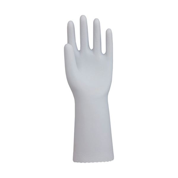 (まとめ) 川西工業 ビニール薄手 作業最適手袋 ホワイト Sサイズ #2055W-S 1パック(10双) 【×5セット】：T.M.Bストア