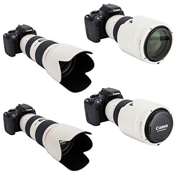 楽天市場】JJC レンズフード 白 花形 Canon EF 70-200 f2.8l IS II USM  Canon EF 70-200mm f2. 8L IS III USM レンズ 用 ET-87 互換 : T.M.Bストア