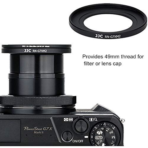 JJC フィルターアダプター レンズキャップ キット Canon PowerShot G5X G7 X Mark III G7XM2 適用 |  T.M.Bストア