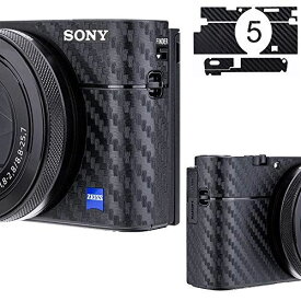 カーボンファイバーフィルム Sony ソニー RX100 VA V III RX100M5A RX100M5 RX100M3 対応 カメラ 保護 ホルード感を高める