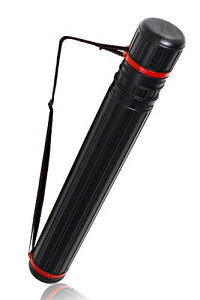 ポスターケース 図面ケース アジャスターケース 防塵 防雨 製図 プレイマット ケース 筒 (円筒45cm〜74cm(直径6.5cm))