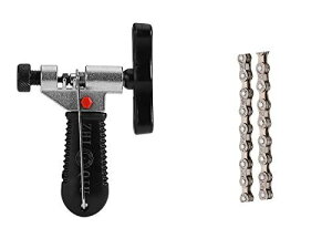 FSC変速自転車用チェーン、6速、7速、8速通用、116L 型番:F80 チェーン修理ツール+ブラウンーチェーン