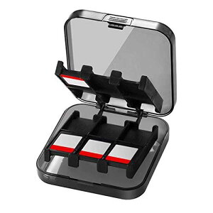 CamKix Nintendo Switchソフト用ゲームケース 24個収納 保護収納システム D0532-SGC-BLA 24ゲーム - ブラック(1ケース)