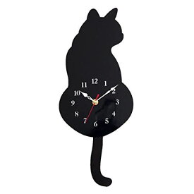 楽天市場 猫 時計 しっぽの通販