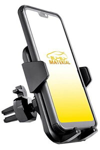 �ԁ[�ԁ[�}�e���A�� �X�}�z�z���_�[ �N���b�v SmartCatch3 �G�A�R�� �����o�����p �z���_�[ �ԍ� 3�b�Ŏԑ̂Ɏ��t�� ����58-92mm�̃X�}�z�Ή� �蒠�^ �����O �Ή�